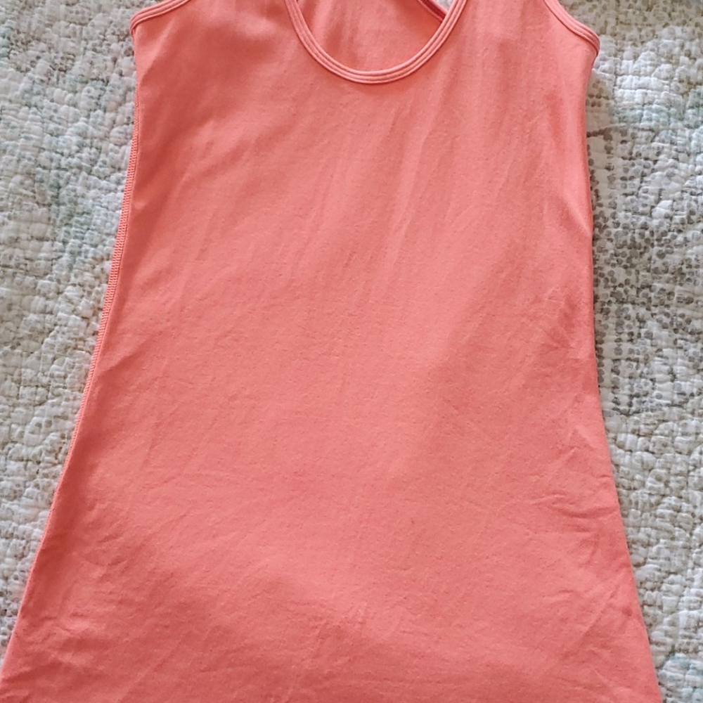 Peach lululemon tank